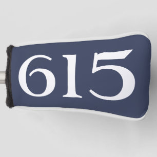 Area Code 615 (Nashville) Golf Head Cover