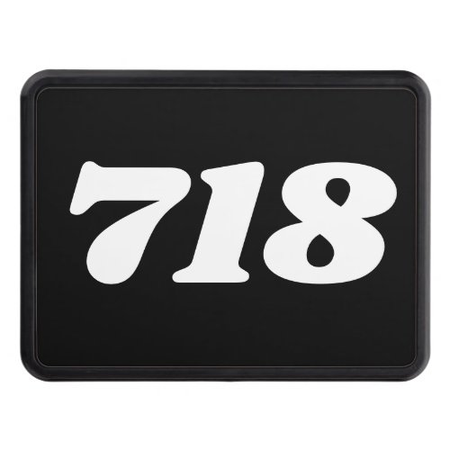 Area Code 718 New York City Hitch Cover
