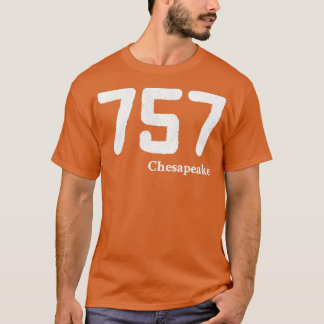 Area Code 757 Chesapeake Virginia T-Shirt