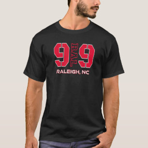 Area Code 919 Raleigh North Carolina NC GPS Coor T-Shirt