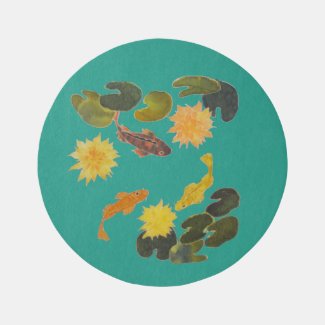 Area Rug - Koi Pond