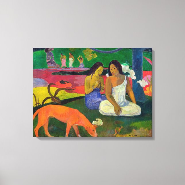 Arearea , 1892 canvas print (Front)