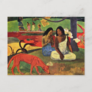 Arearea By Gauguin Paul (Best Quality) Postcard