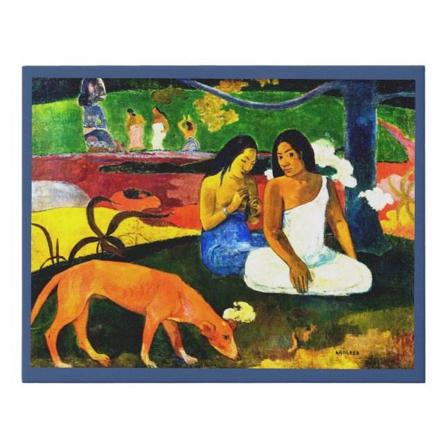  Arearea by Paul Gauguin Faux Canvas Print (Front)