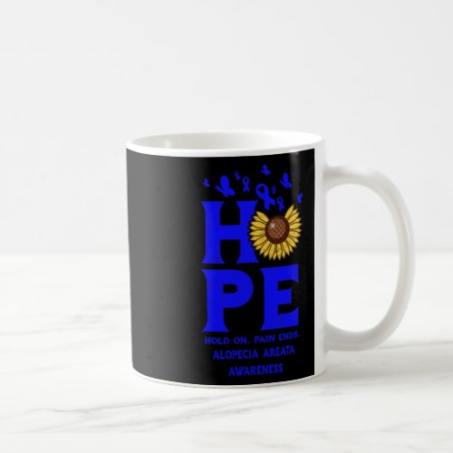 Areata Blue Hope Vintage Sunflower Awareness  Coffee Mug