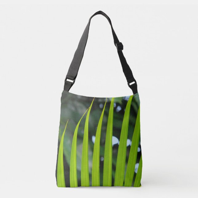 Areca Palm Frond Crossbody Bag (Front)