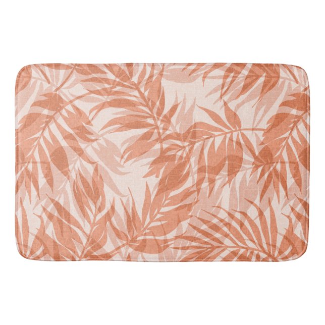 Areca Palms Hawaiian Tropical Vintage Bathroom Mat (Front)