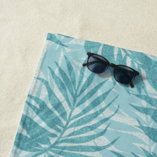 Areca Palms Hawaiian Tropical Vintage Beach Towel