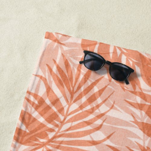 Areca Palms Hawaiian Tropical Vintage Beach Towel