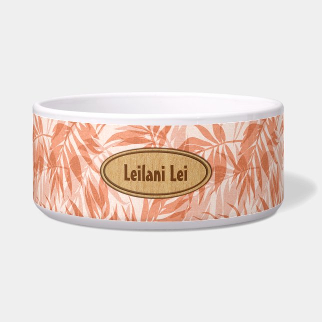 Areca Palms Hawaiian Tropical Vintage Bowl (Front)