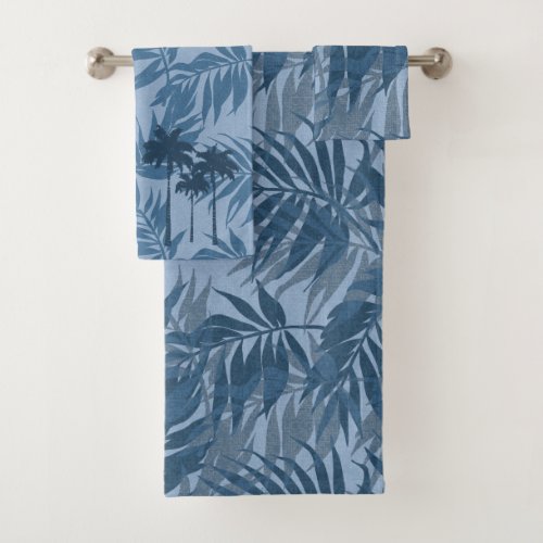 Areca Palms Hawaiian Tropical Vintage Coordinates Bath Towel Set