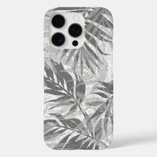 Areca Palms Hawaiian Tropical Vintage Gray iPhone 16 Pro Case