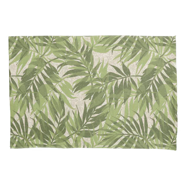 Areca Palms Hawaiian Tropical Vintage Pillow Case Zazzle
