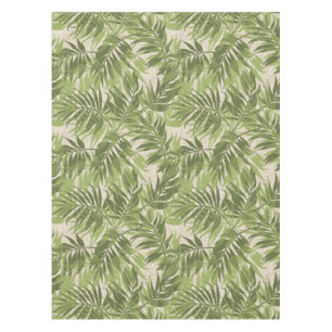 Areca Palms Hawaiian Tropical Vintage Tablecloth