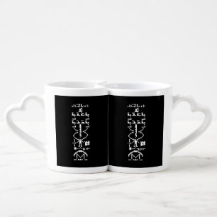 Arecibo Binary Message 1974 Coffee Mug Set
