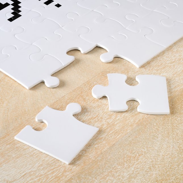 Arecibo Binary Message 1974 Jigsaw Puzzle (Side)