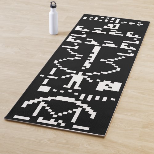 Arecibo Binary Message 1974 Yoga Mat