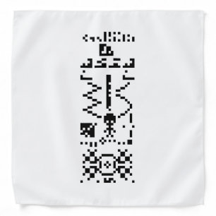 Arecibo Binary Message Reply Bandana
