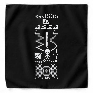 Arecibo Binary Message Reply Bandana