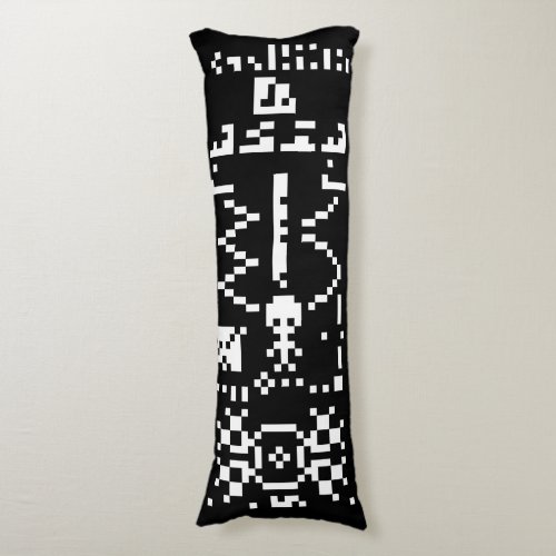 Arecibo Binary Message Reply Body Pillow