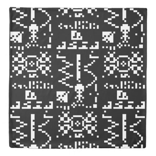 Arecibo Binary Message Reply Duvet Cover