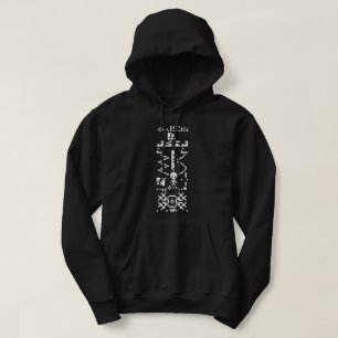 Arecibo Binary Message Reply Hoodie