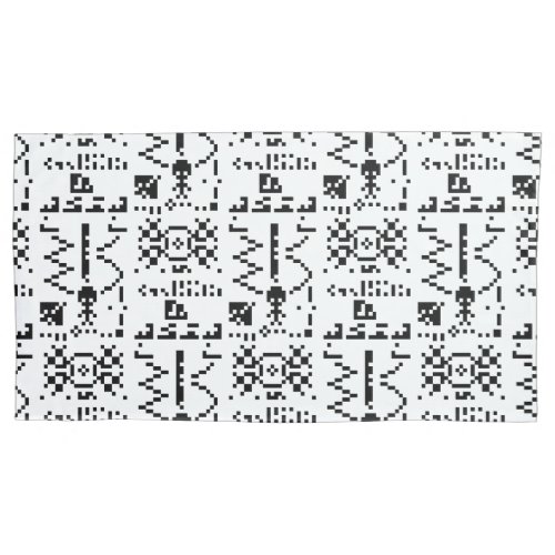 Arecibo Binary Message Reply Pillow Case