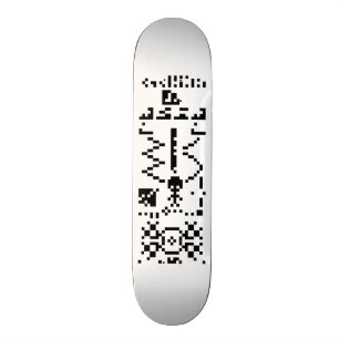 Arecibo Binary Message Reply Skateboard