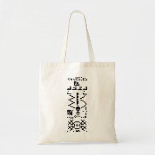 Arecibo Binary Message Reply Tote Bag