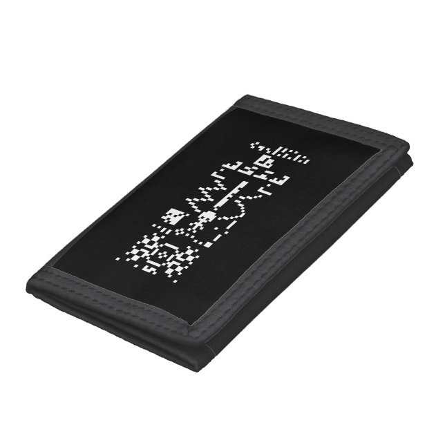 Arecibo Binary Message Reply Trifold Wallet (Bottom)