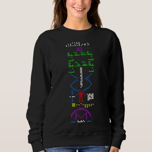Arecibo Message Space Exploration Sweatshirt