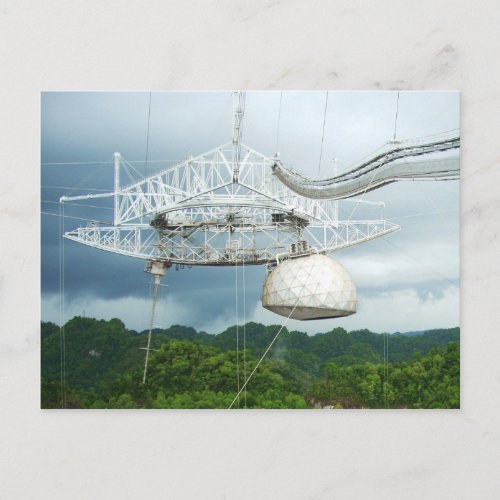 Arecibo Radio Telescope Puerto Rico Postcard