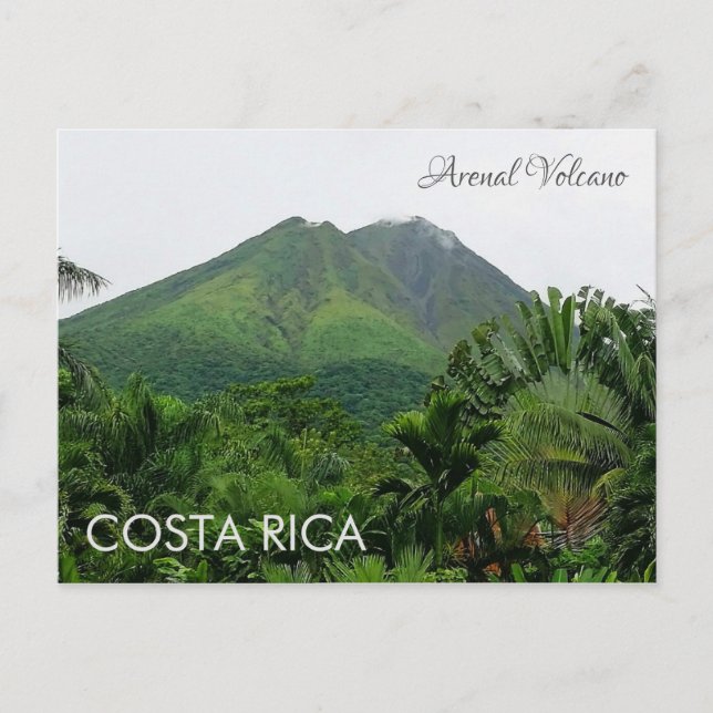 Arenal Volcano, Costa Rica Postcard (Front)