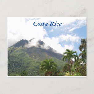 Arenal Volcano, Green Viper in Costa Rica Postcard