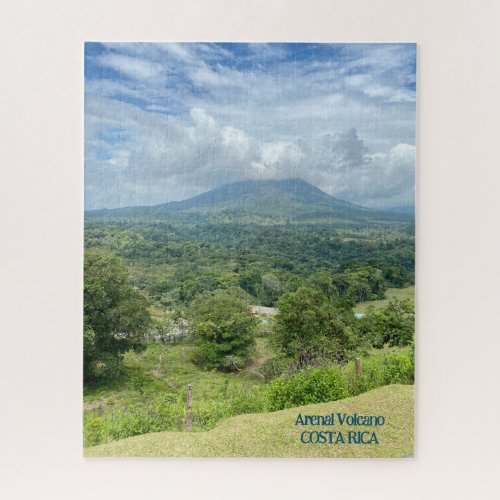 Arenal Volcano in Clouds Costa Rica Jigsaw Puzzle
