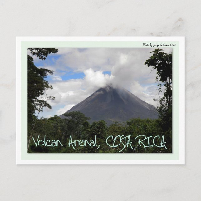 Arenal Volcano Postcard (Front)