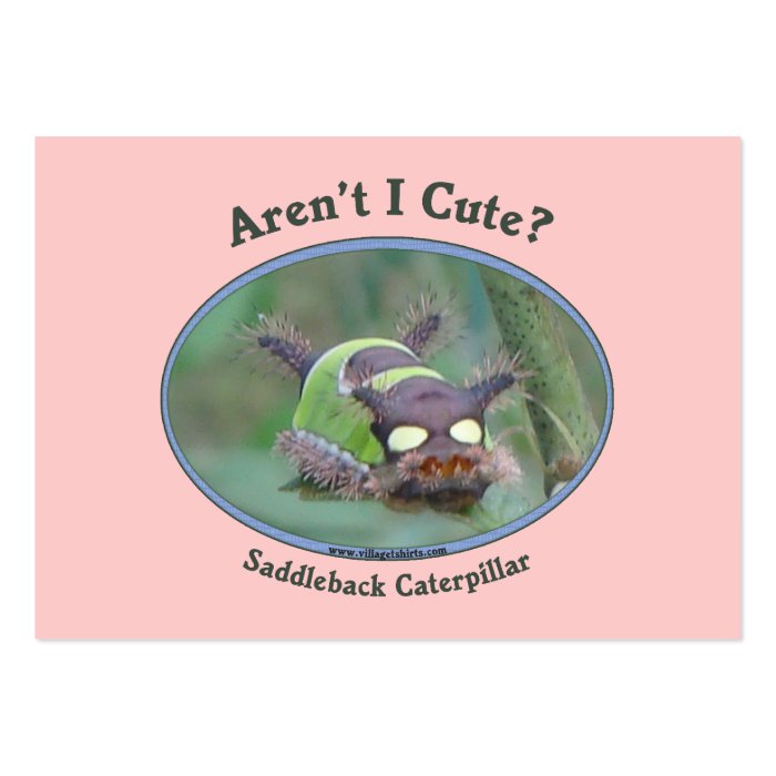 Aren't I Cute Caterpillar Bug Business Card Template