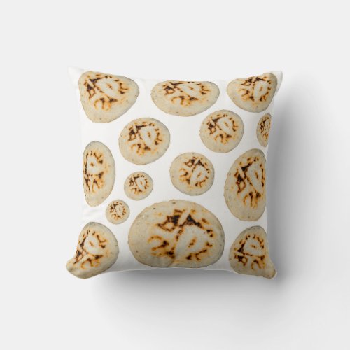 Arepa pattern throw pillow