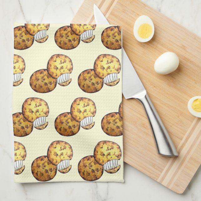 Arepas South American Venezuelan Colombian Food Kitchen Towel (Quarter Fold)