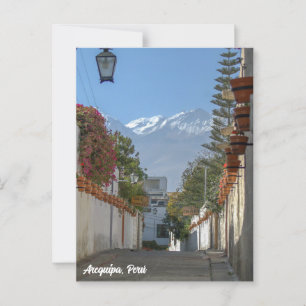 Arequipa, Peru, Chanchani Street View Postcard