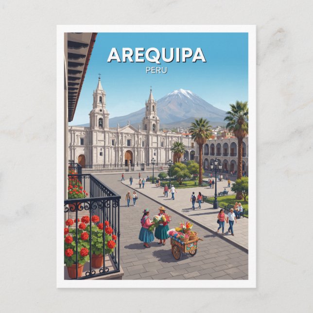 Arequipa Peru Gift Postcard (Front)