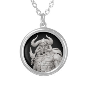 Ares Alternate Silver Plated Necklace