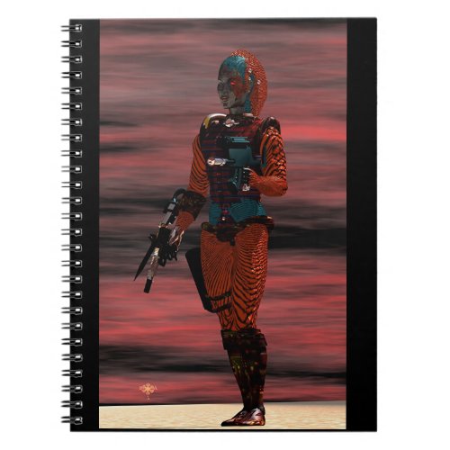 ARES CYBORG FROM HYPERION NOTEBOOK