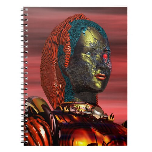 ARES CYBORG FROM HYPERION NOTEBOOK