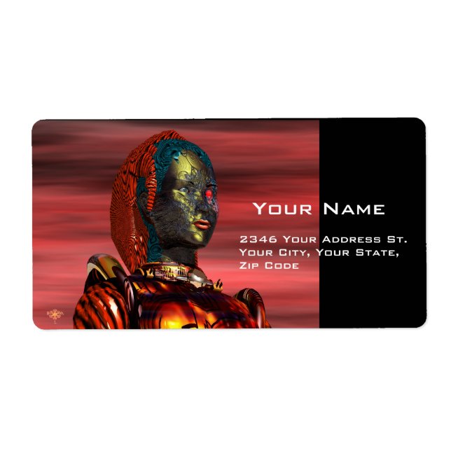 ARES Cyborg Hyperion World,Science Fiction,Sci_Fi Label (Front)
