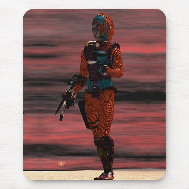 ARES - CYBORG MOUSE PAD (Front)
