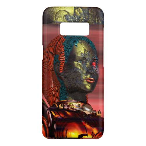 ARES CYBORG PORTRAIT IN SUNSET Science Fiction Case_Mate Samsung Galaxy S8 Case