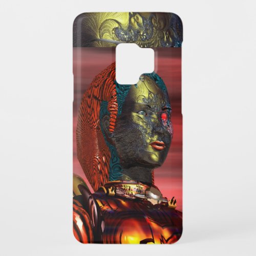 ARES CYBORG PORTRAIT IN SUNSET Science Fiction Case_Mate Samsung Galaxy S9 Case