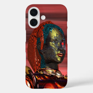 ARES - CYBORG PORTRAIT Science Fiction iPhone 16 Case
