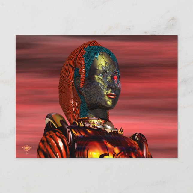 ARES - CYBORG POSTCARD (Front)